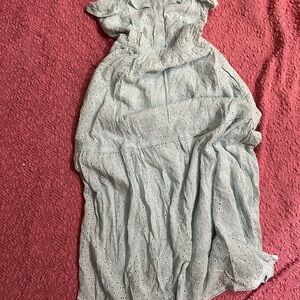 Lost + Wander Purewater Blue Maxi Dress